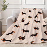 Gifts for Dog Lovers Blanket, “Dachshund Lovers Unite”, From Family, Birthday, Christmas, Everyday Encouragement, Motivational