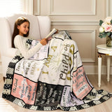 Blanket for Son Gifts, “I AM a Child of GOD”, From Mom Dad, Birthday, Christmas, Graduation, Everyday Encouragement, Inspirational