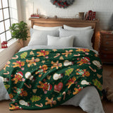 Blanket for Son Gifts, “Merry Christmas”, From Mom Dad, Christmas, Holiday, Birthday, Everyday Encouragement, Inspirational
