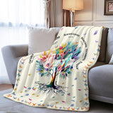 Gifts for Daughter Blanket, “You Are Always Loved, Never Alone, Capable, Strong”, From Mom Dad, Birthday Christmas Graduation, Inspirational