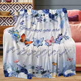 Blanket for Daughter Gifts, “God says you are”, From Mom Dad, Birthday, Christmas, Graduation, Motivational Inspirational