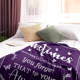 Blanket for Son Gifts, “Sometimes you forget that you’re awesome so this is your reminder”, From Mom Dad, Birthday, Christmas, Inspirational