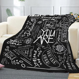 Gifts for Son Blanket, “You Are Remarkable, You Are Brave, You Are Magic”, From Mom Dad, Birthday, Christmas, Graduation, Inspirational
