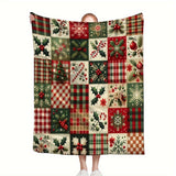 Holiday Gifts Blanket - Merry Christmas - From Family, Christmas, Holiday, Inspirational, Festive Winter Theme