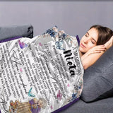 Blanket for Granddaughter Gifts - A Mi Querida Nieta - From Grandma, Birthday, Christmas, Everyday Encouragement, Inspirational Love