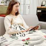 Blanket for Son Gifts, “It’s Okay To Make Mistakes, Start Over, Be Different”, From Mom Dad, Birthday, Christmas, Graduation, Inspirational