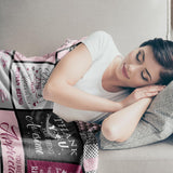 Blanket for Son Gifts, “A Soft Blanket to Say a Big Thank You”, From Mom Dad Parents, Birthday Christmas Graduation, Inspirational Motivational