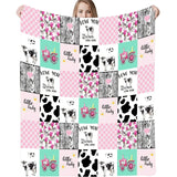 Blanket for Daughter Gifts - Love You Till the Cows Come Home,” From Parents, Birthday, Christmas, Everyday Encouragement, Inspirational