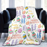 Blanket for Son Gifts, “Happy Easter”, From Parents, Easter Holiday Birthday Christmas, Inspirational Theme