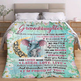 Blanket for Granddaughter Gifts - I’m Proud of You,” From Grandma, Birthday, Christmas, Everyday Encouragement, Inspirational Motivational Blanket