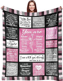 Blanket for Son Gifts, “I Am a Child of God”, From Mom Dad, Birthday, Christmas, Graduation, Inspirational Motivational