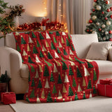 Christmas Gifts Blanket for Son, “May Your Days Be Merry and Bright”, From Mom Dad, Holiday Birthday, Inspirational Theme