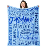 Blanket for Daughter Gifts - Jasmine - From Parents, Birthday, Christmas, Everyday Encouragement, Inspirational