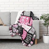 Blanket for Daughter Gifts - I Am a Child of God - From Parents, Birthday, Christmas, Graduation, Inspirational, Motivational
