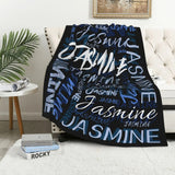 Blanket for Daughter Gifts - Jasmine - From Parents, Birthday, Christmas, Everyday Encouragement, Inspirational