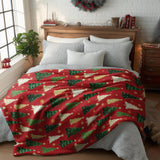 Christmas Gifts Blanket for Son, “May Your Days Be Merry and Bright”, From Mom Dad, Holiday Birthday, Inspirational Theme