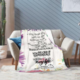 Blanket for Friend Gifts, “You Are Irreplaceable, You Make My Life Better Just By Being In It”, From Best Friend, Birthday Christmas, Inspirational
