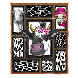 Gifts for Daughter Blanket, “Cow Girl Power”, From Parents, Birthday, Christmas, Everyday Encouragement, Motivational