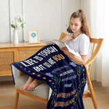 Blanket for Friend Gifts, “Life Is Tough But So Are You”, From Bestie, Birthday, Christmas, Everyday Encouragement, Inspirational