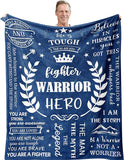 Blanket for Son Gifts, "Thank you for being a blessing in my life", From Mom Dad, Birthday Christmas Graduation, Inspirational
